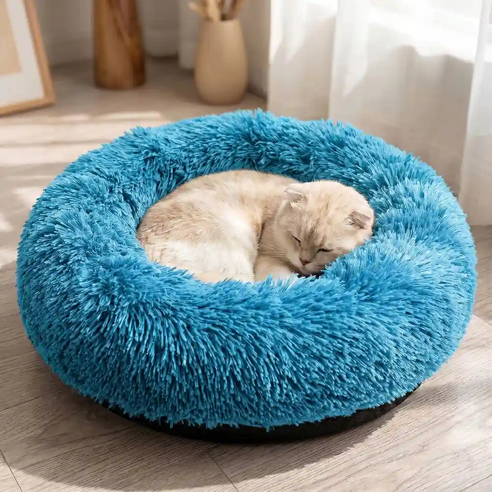 Plush Donut Pet Lounge Bed