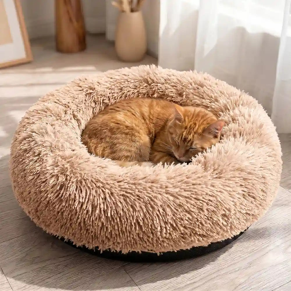 Plush Donut Pet Lounge Bed