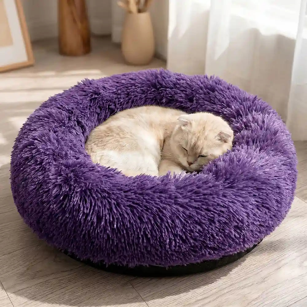 Plush Donut Pet Lounge Bed