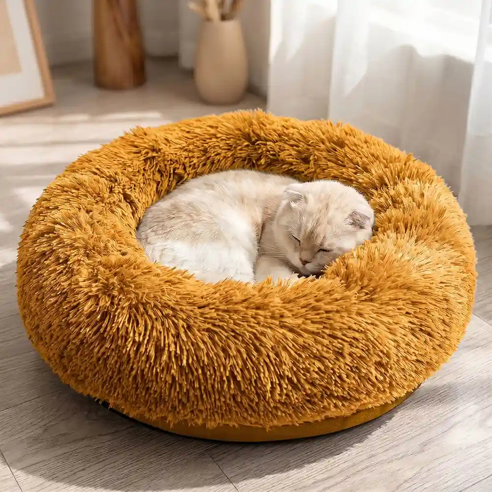 Plush Donut Pet Lounge Bed