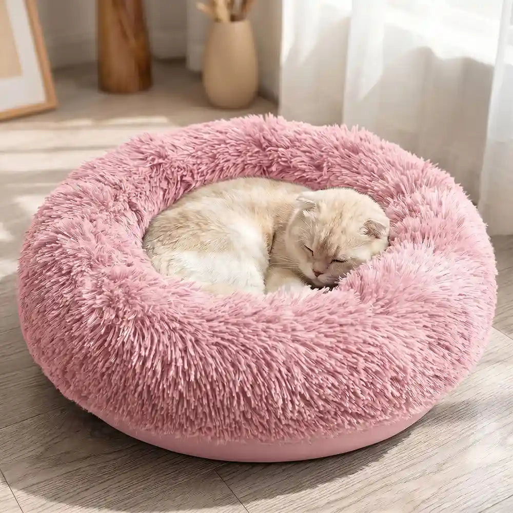 Plush Donut Pet Lounge Bed