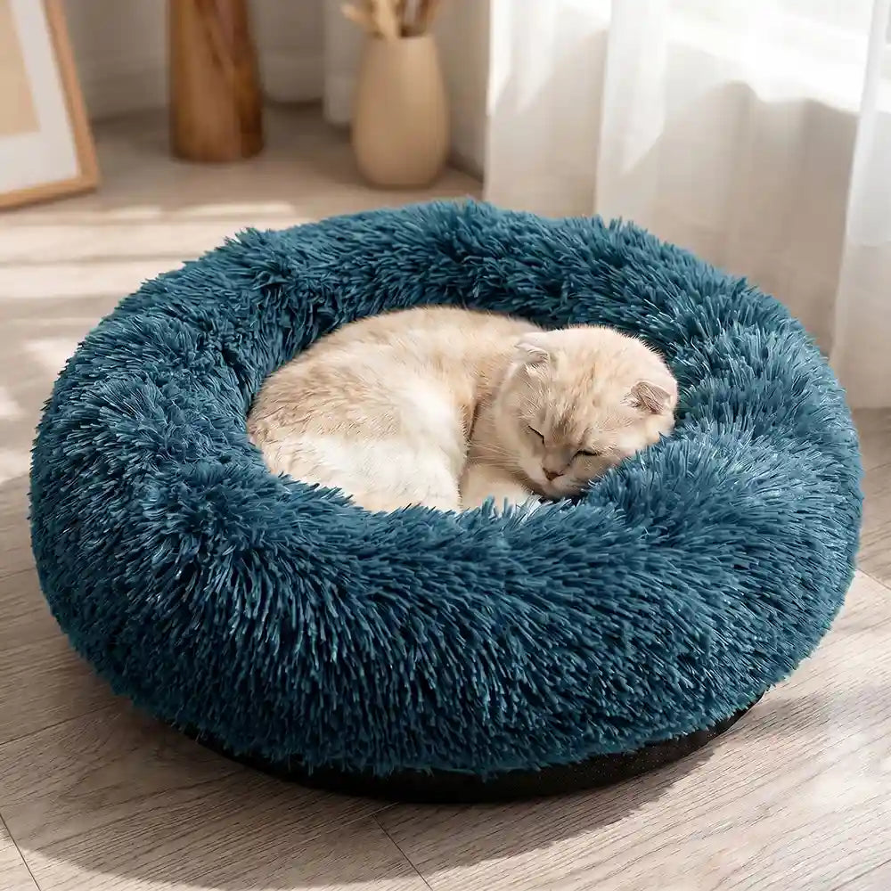 Plush Donut Pet Lounge Bed