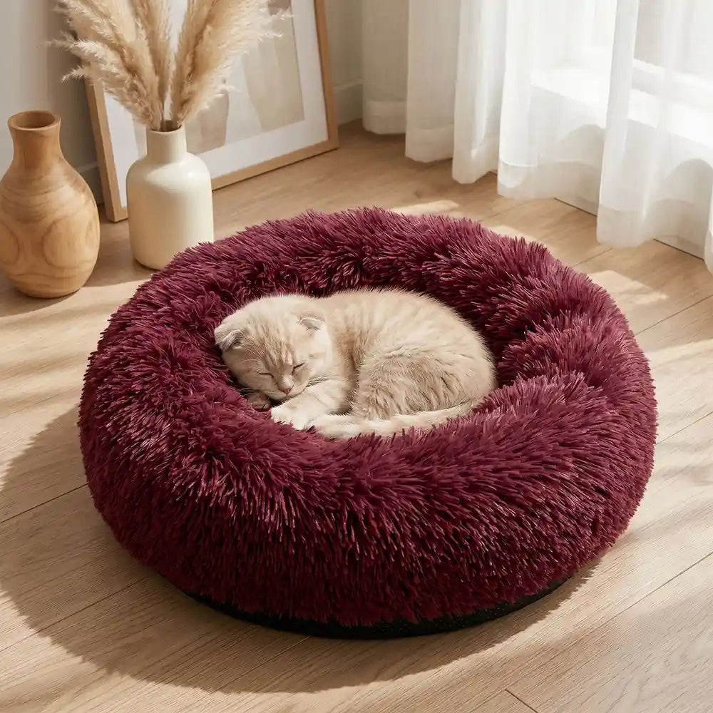 Plush Donut Pet Lounge Bed