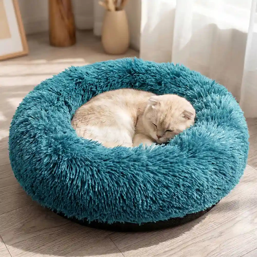 Plush Donut Pet Lounge Bed
