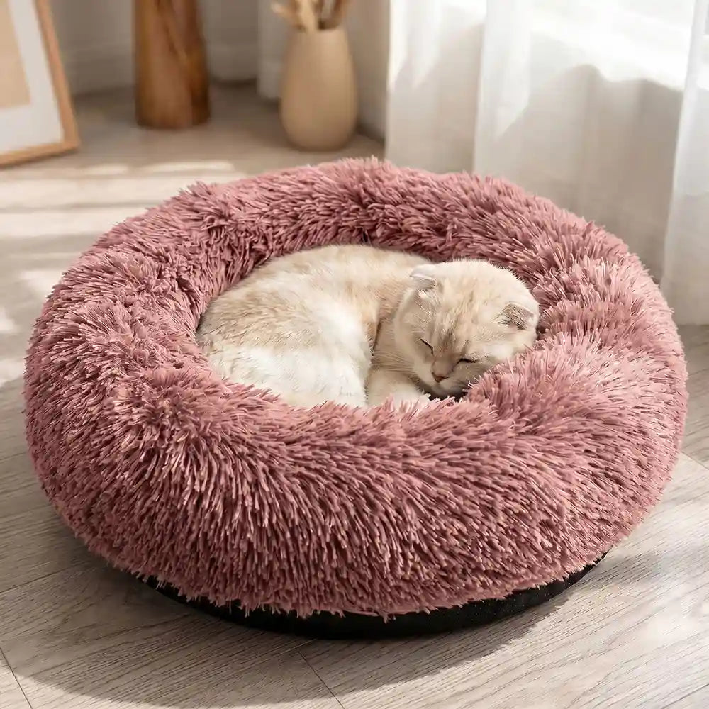 Plush Donut Pet Lounge Bed
