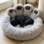 Fluffy Paw-Shaped Calming Pet Sanctuary