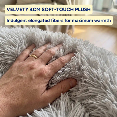 Fluffy Paw-Shaped Calming Pet Sanctuary