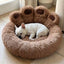 Fluffy Paw-Shaped Calming Pet Sanctuary