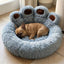 Fluffy Paw-Shaped Calming Pet Sanctuary